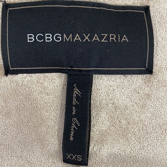 BCBG MaxAzria Brent Sleeveless Faux Suede Rodeo Vest with Tie Front size XXS - Picture 5 of 8